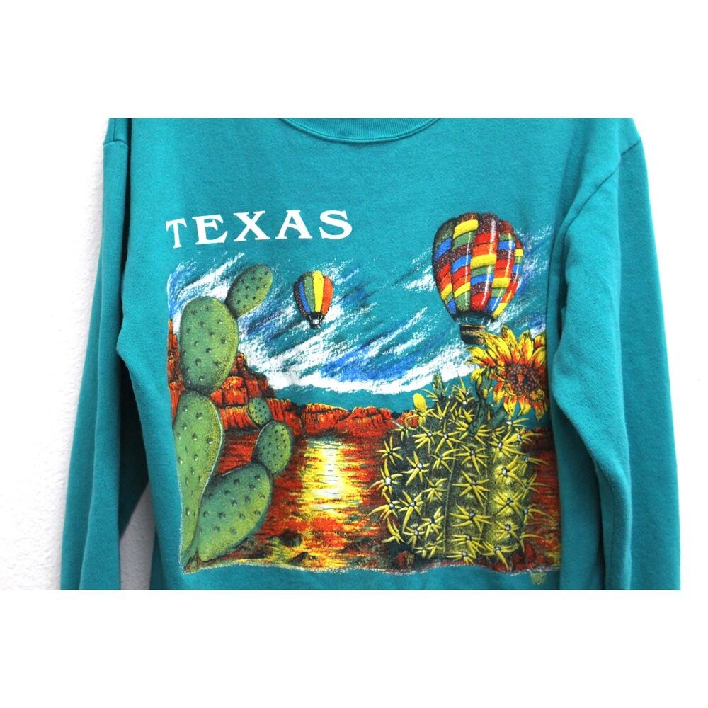 Vintage Texas Desert Landscape Sweatshirt Large - Picture 2 of 4